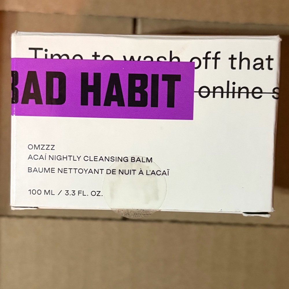 Bad Habit Omzzz Açaí Nightly Cleansing Balm 100ml